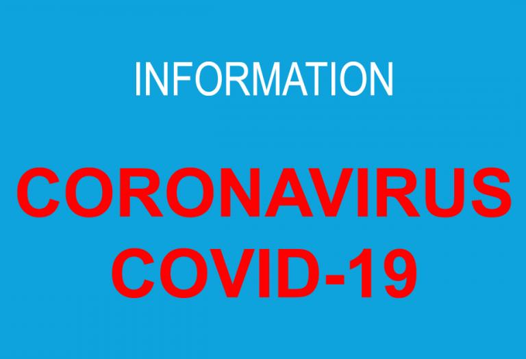 Information coronavirus